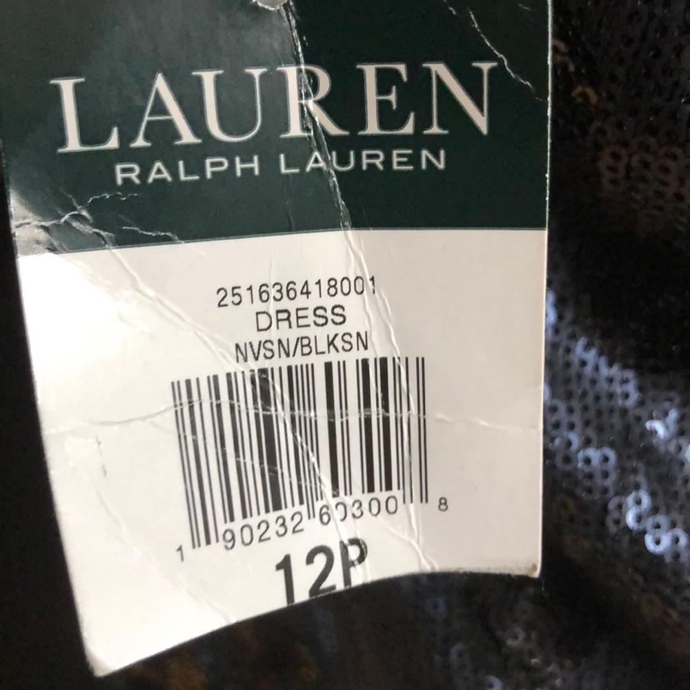 NWT RALPH LAUREN Polka Dot Sequin Cocktail Dress - Picture 7 of 7